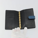 LOUIS VUITTON Epi Agenda PM Day Planner Cover Blue R20055 LV Auth bs36649-8