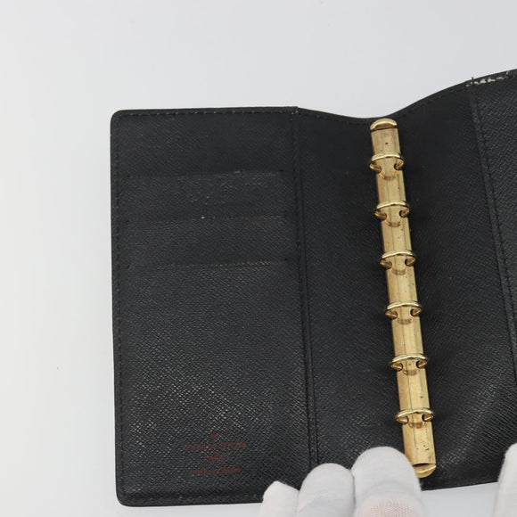 LOUIS VUITTON Epi Agenda PM Day Planner Cover Blue R20055 LV Auth bs36649