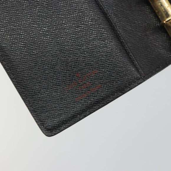 LOUIS VUITTON Epi Agenda PM Day Planner Cover Blue R20055 LV Auth bs36649