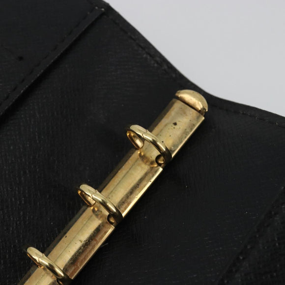 LOUIS VUITTON Epi Agenda PM Day Planner Cover Blue R20055 LV Auth bs36649
