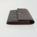 LOUIS VUITTON Monogram Portefeuille Sarah Long Wallet M61734 LV Auth bs36650-3