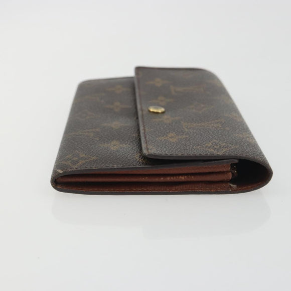 LOUIS VUITTON Monogram Portefeuille Sarah Long Wallet M61734 LV Auth bs36650