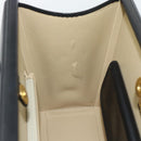 LOEWE Hand Bag Leather Black Auth bs36651-19