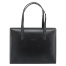 LOEWE Hand Bag Leather Black Auth bs36651-13