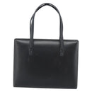 LOEWE Hand Bag Leather Black Auth bs36651-2