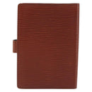 LOUIS VUITTON Epi Agenda PM Day Planner Cover Brown R20053 LV Auth bs36653-3