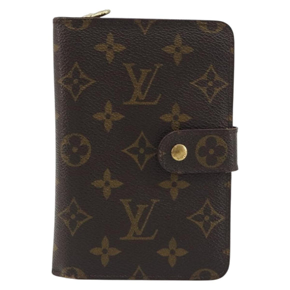 LOUIS VUITTON Monogram Porto Papie Zip Wallet M61207 LV Auth bs36654
