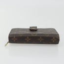 LOUIS VUITTON Monogram Porto Papie Zip Wallet M61207 LV Auth bs36654-4