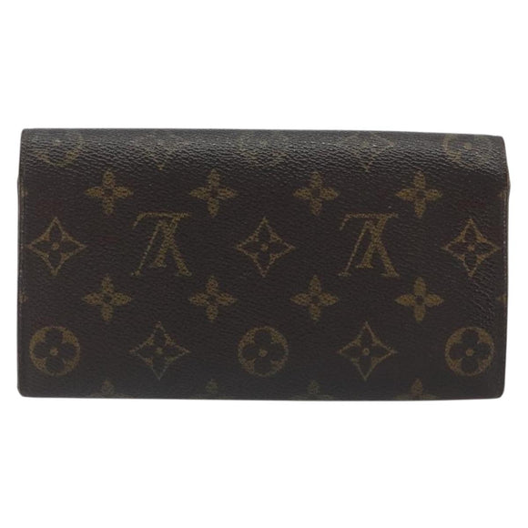 LOUIS VUITTON Monogram Portefeuille Sarah Long Wallet M61734 LV Auth bs36655