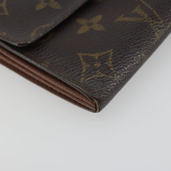 LOUIS VUITTON Monogram Portefeuille Sarah Long Wallet M61734 LV Auth bs36655