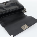 CHANEL Matelasse Boy Chanel Chain Bag Patent leather Black CC Auth bs36658A-14
