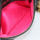Miu Miu Hand Bag Leather Black Gold Auth bs36659V-23