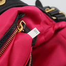 Miu Miu Hand Bag Leather Black Gold Auth bs36659V-12