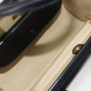 LOEWE Hand Bag Leather Black Auth bs36661-11