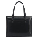 LOEWE Hand Bag Leather Black Auth bs36661-13
