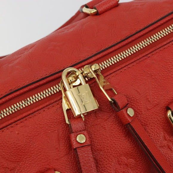 LOUIS VUITTON Empreinte Speedy Bandouliere 30 Orange Orian M40756 Auth bs36663V