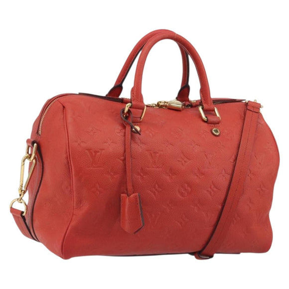 LOUIS VUITTON Empreinte Speedy Bandouliere 30 Orange Orian M40756 Auth bs36663V
