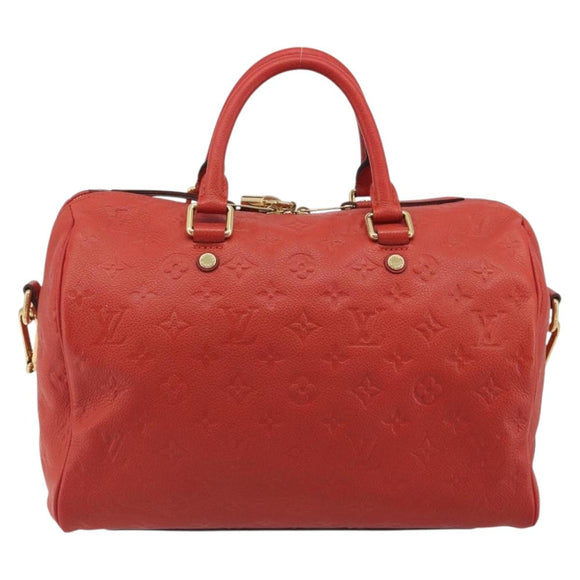 LOUIS VUITTON Empreinte Speedy Bandouliere 30 Orange Orian M40756 Auth bs36663V