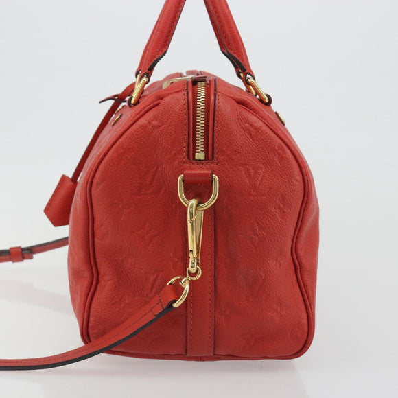 LOUIS VUITTON Empreinte Speedy Bandouliere 30 Orange Orian M40756 Auth bs36663V