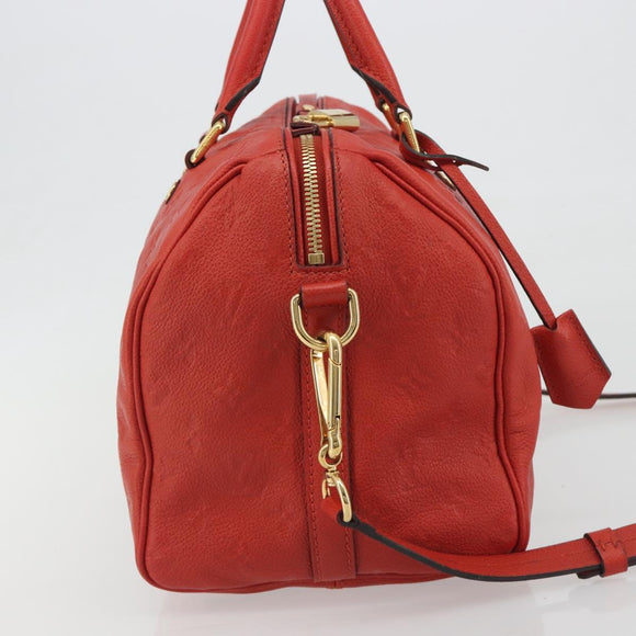LOUIS VUITTON Empreinte Speedy Bandouliere 30 Orange Orian M40756 Auth bs36663V