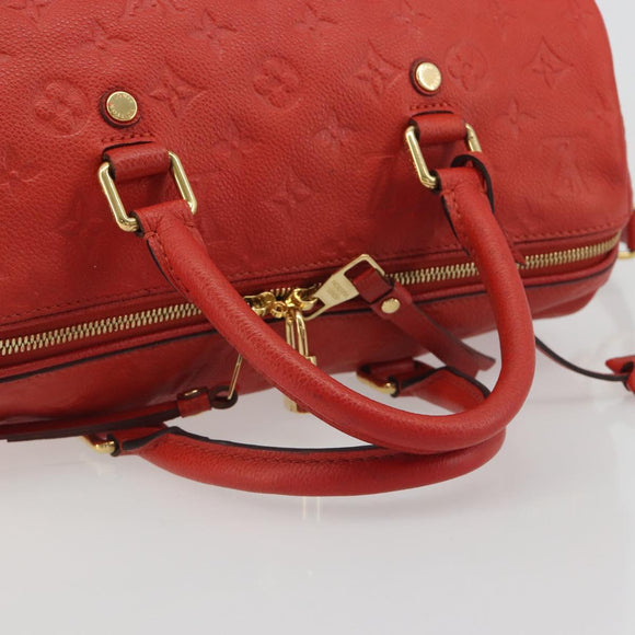 LOUIS VUITTON Empreinte Speedy Bandouliere 30 Orange Orian M40756 Auth bs36663V
