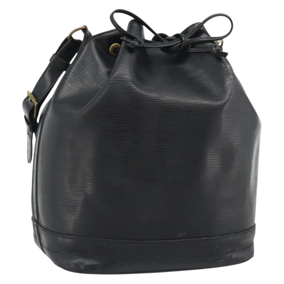 LOUIS VUITTON Epi Noe Shoulder Bag Black M44002 LV Auth bs36664