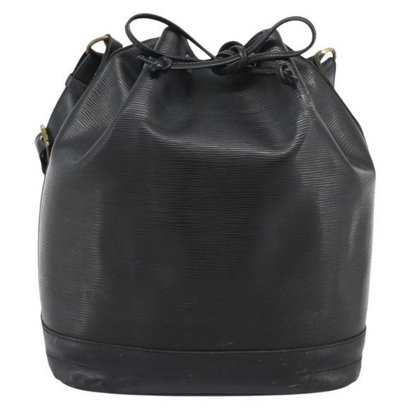 LOUIS VUITTON Epi Noe Shoulder Bag Black M44002 LV Auth bs36664