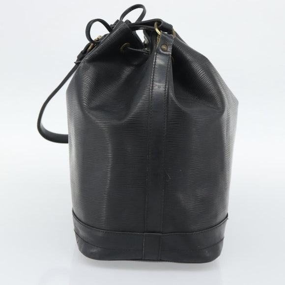 LOUIS VUITTON Epi Noe Shoulder Bag Black M44002 LV Auth bs36664