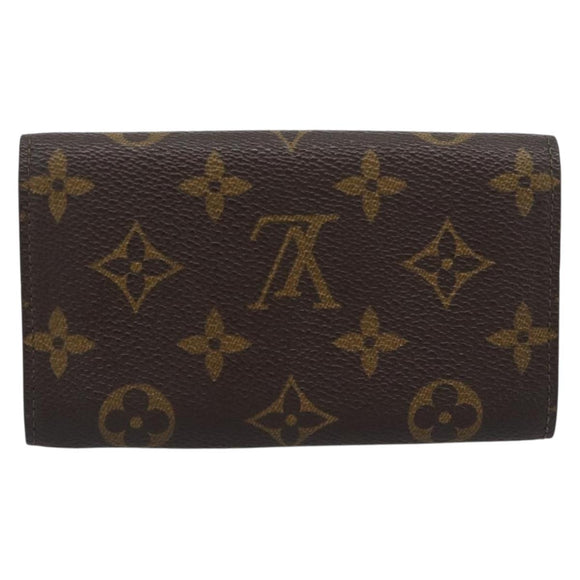 LOUIS VUITTON Monogram Porte Monnaie Zip Wallet M61735 LV Auth bs36665A
