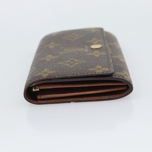 LOUIS VUITTON Monogram Porte Monnaie Zip Wallet M61735 LV Auth bs36665A