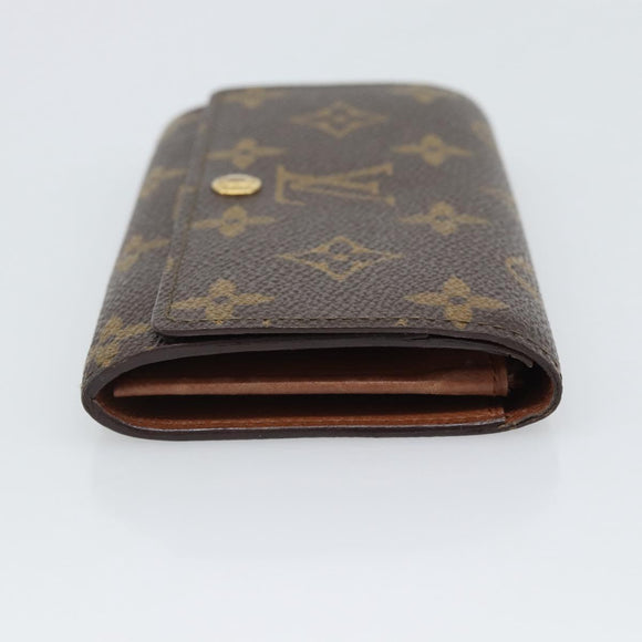 LOUIS VUITTON Monogram Porte Monnaie Zip Wallet M61735 LV Auth bs36665A
