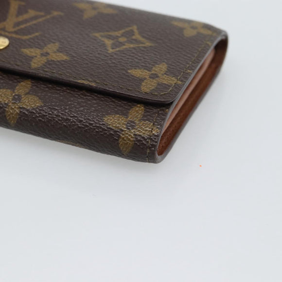 LOUIS VUITTON Monogram Porte Monnaie Zip Wallet M61735 LV Auth bs36665A