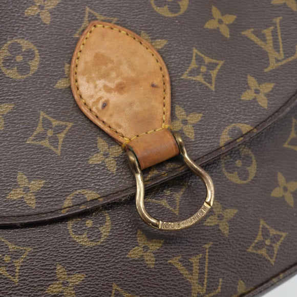 LOUIS VUITTON Monogram Saint Cloud GM Shoulder Bag M51242 LV Auth bs36668