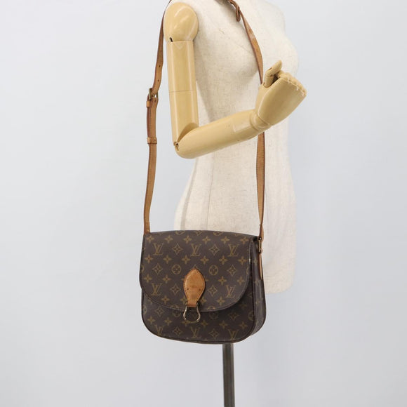 LOUIS VUITTON Monogram Saint Cloud GM Shoulder Bag M51242 LV Auth bs36668
