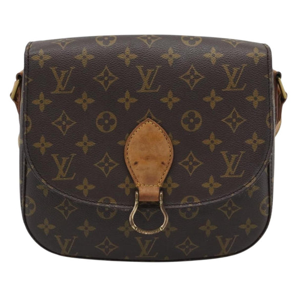 LOUIS VUITTON Monogram Saint Cloud GM Shoulder Bag M51242 LV Auth bs36668
