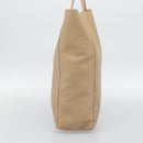 CELINE Vertical Cabas Hand Bag Leather Beige Gold Auth bs36671-3