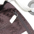 Christian Dior Canage Tote Bag Leather White Silver Auth bs36672A-20