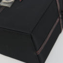 Christian Dior Hand Bag Nylon Black Silver Auth bs36673-10