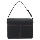 Christian Dior Hand Bag Nylon Black Silver Auth bs36673-3