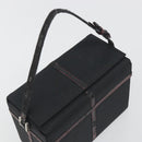 Christian Dior Hand Bag Nylon Black Silver Auth bs36673-6