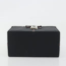 Christian Dior Hand Bag Nylon Black Silver Auth bs36673-9