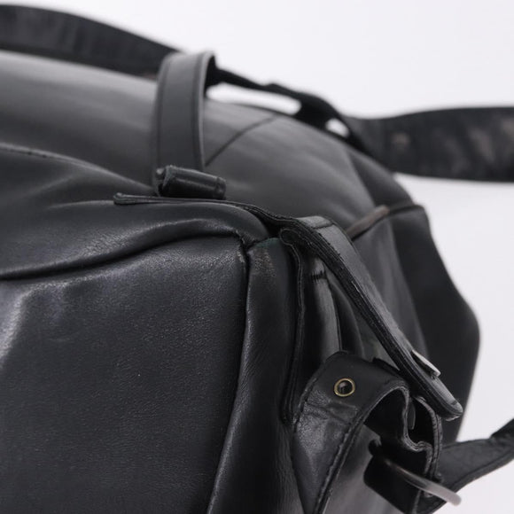 BOTTEGA VENETA INTRECCIATO Backpack Leather Black 155095 Auth bs36676A