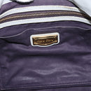 Miu Miu Matelasse Hand Bag Leather 2way Light Blue Gold Auth bs36677A-21