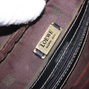 LOEWE Shoulder Bag Leather Black Gold Auth bs36681-16