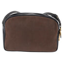 LOEWE Shoulder Bag Leather Black Gold Auth bs36681-3
