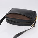 LOEWE Shoulder Bag Leather Black Gold Auth bs36681-6