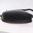 LOEWE Shoulder Bag Leather Black Gold Auth bs36681-9