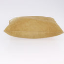 LOEWE Anagram Shoulder Bag Leather Beige Gold Auth bs36682-7