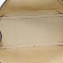 HERMES Garden Party PM Hand Bag Leather Amazonia Brown Silver Auth bs36685-15