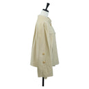 LOEWE Jacket Leather Beige Auth bs36688M-4